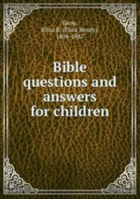 Bible questions and answers for children
