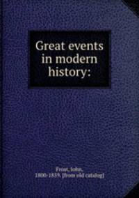 Great events in modern history: