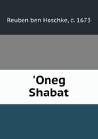 `Oneg Shabat