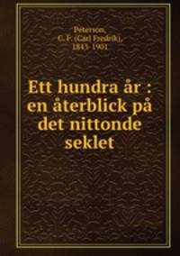 Ett hundra r : en terblick p det nittonde seklet