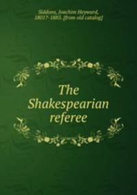The Shakespearian referee