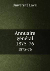 Annuaire gnral. 1875-76