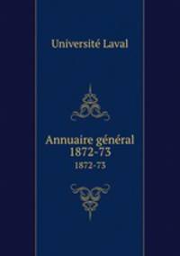 Annuaire gnral. 1872-73