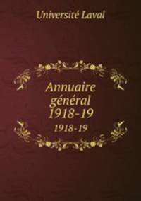 Annuaire gnral. 1918-19