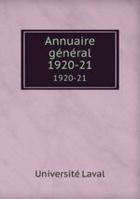 Annuaire gnral. 1920-21