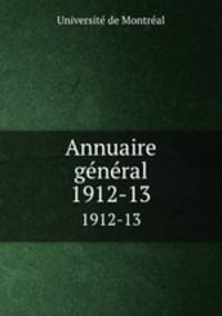 Annuaire gnral. 1912-13
