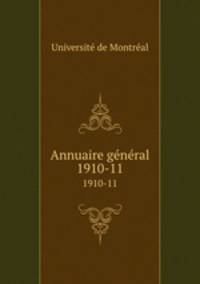Annuaire gnral. 1910-11