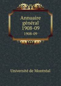 Annuaire gnral. 1908-09