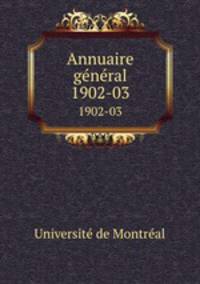 Annuaire gnral. 1902-03
