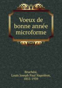 Voeux de bonne anne microforme
