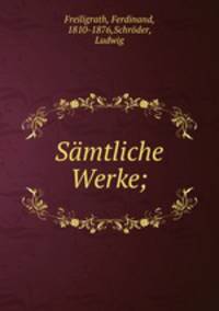Smtliche Werke;
