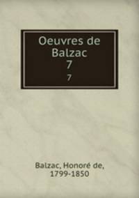 Oeuvres de Balzac. 7