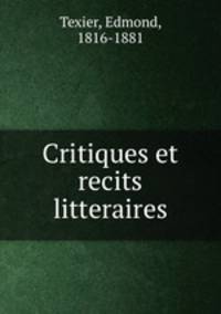Critiques et recits litteraires