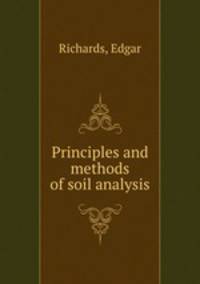 Principles and methods of soil analysis
