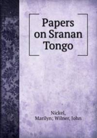 Papers on Sranan Tongo