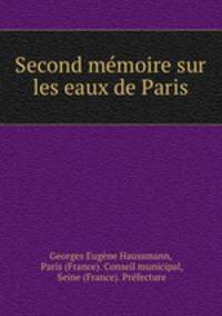 Second mmoire sur les eaux de Paris