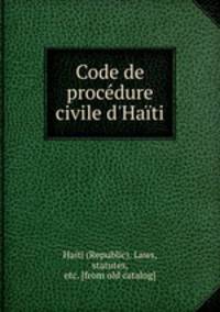 Code de procdure civile d`Hati