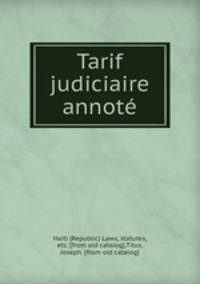 Tarif judiciaire annot