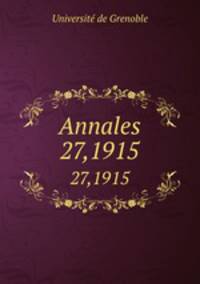 Annales. 27,1915