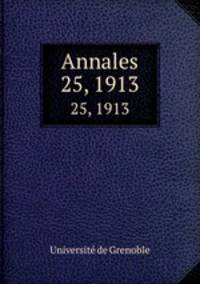 Annales. 25, 1913
