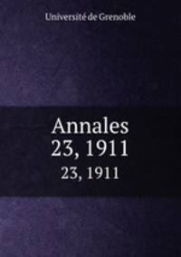 Annales. 23, 1911