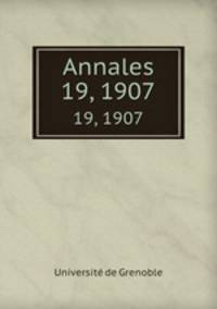 Annales. 19, 1907