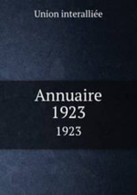 Annuaire. 1923