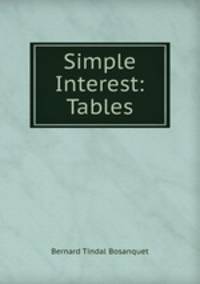 Simple Interest: Tables