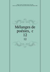 Mlanges de posies, &c. 12
