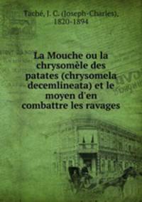 La Mouche ou la chrysomle des patates (chrysomela decemlineata) et le moyen d`en combattre les ravages