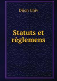 Statuts et rglemens