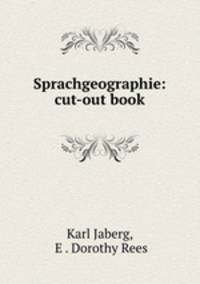 Sprachgeographie: cut-out book