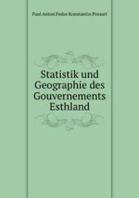 Statistik und Geographie des Gouvernements Esthland