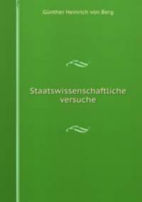 Staatswissenschaftliche versuche