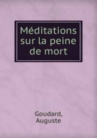 Mditations sur la peine de mort