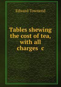 Tables shewing the cost of tea, with all charges &c