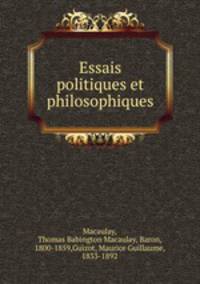 Essais politiques et philosophiques