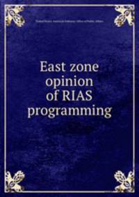 East zone opinion of RIAS programming