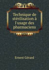 Technique de strilisation l`usage des pharmaciens