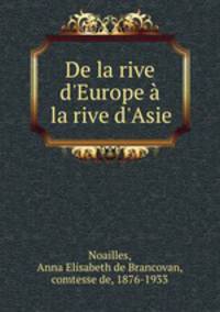 De la rive d`Europe la rive d`Asie