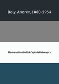 MemorabiliumDeBlokCapitulaPhilologica