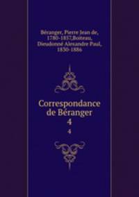 Correspondance de Branger. 4