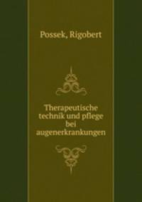 Therapeutische technik und pflege bei augenerkrankungen