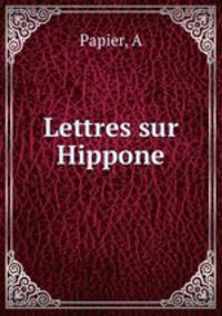 Lettres sur Hippone