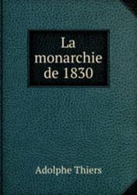 La monarchie de 1830