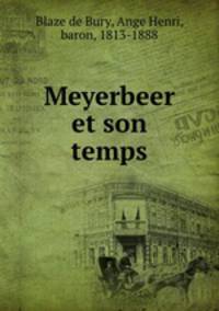 Meyerbeer et son temps