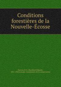 Conditions forestires de la Nouvelle-cosse