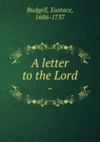 A letter to the Lord -