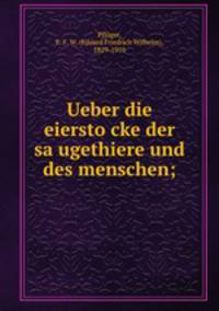 Ueber die eierstocke der saugethiere und des menschen;