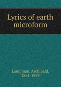 Lyrics of earth microform